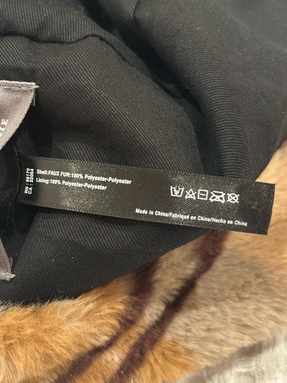 Anthropologie Plaid Faux-Fur Bucket Hat - Picture 6 of 6